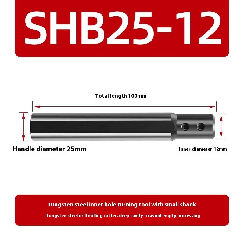 2089- CNC Lathe Small Hole Tool Sleeve SHB-25 - Small Diameter Tool Holder Inner Hole Jacket Round Handle Shandong Denso Pricision Tools Co.,Ltd.